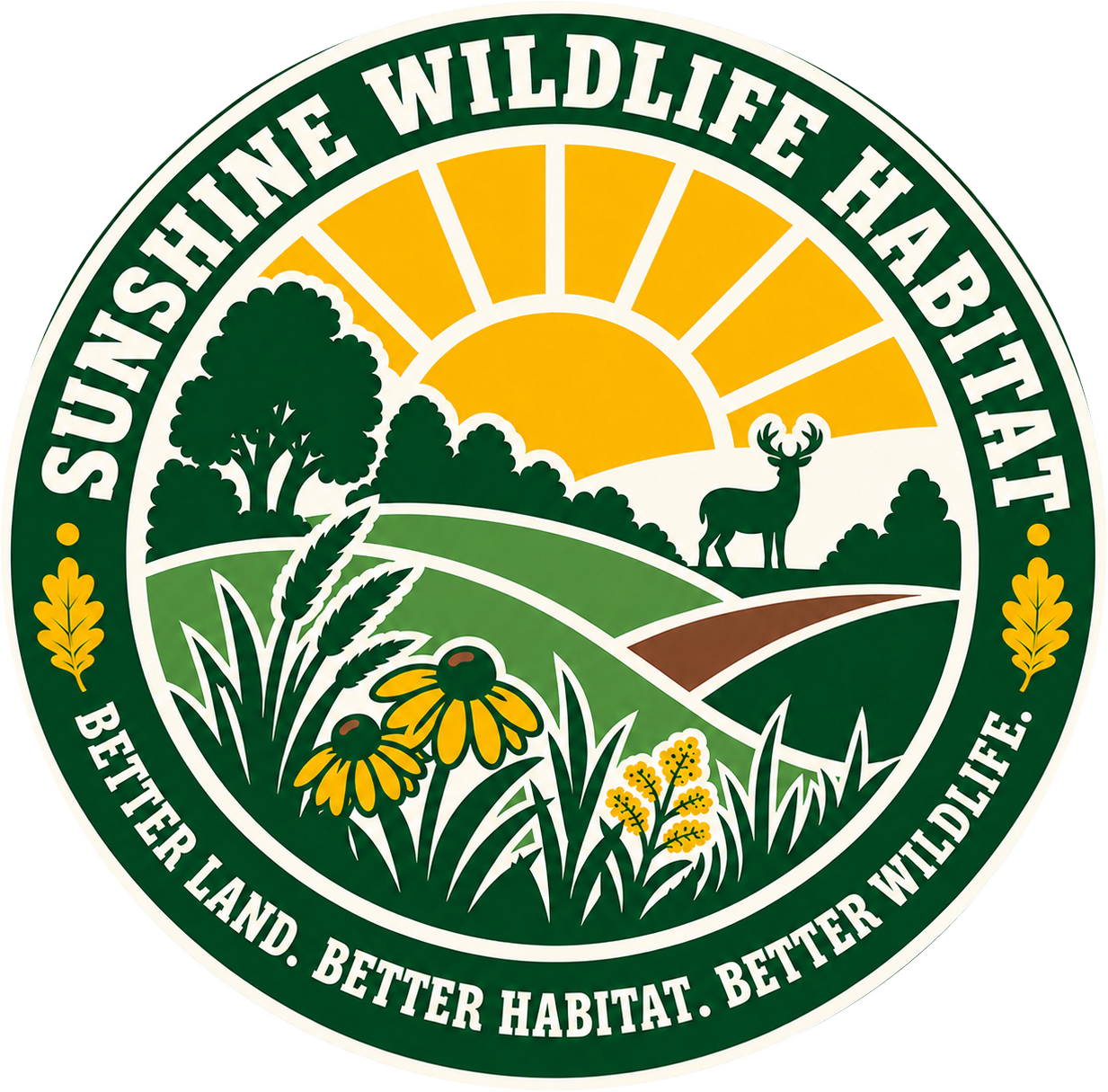 Sunshine Wildlife Habitat circle logo